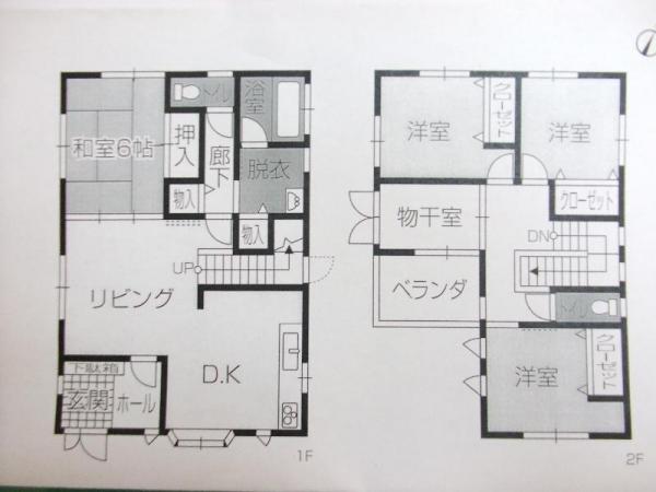 Floor plan. 17.8 million yen, 4LDK, Land area 184.7 sq m , 4LDK that is let them have a room in the building area 125.75 sq m children