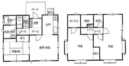 Floor plan. 15.7 million yen, 3LDK + S (storeroom), Land area 117.14 sq m , Building area 97.64 sq m