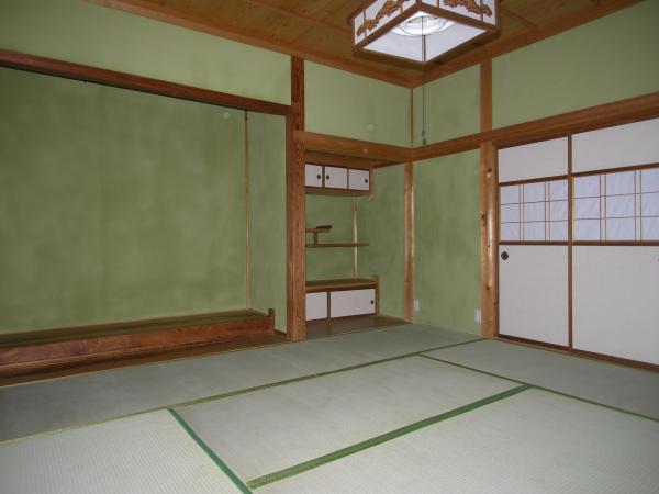 Other introspection. The first floor of the Japanese-style room is located in the alcove.