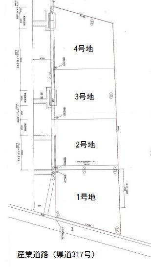 Compartment figure. Land price 8.41 million yen, Land area 217.22 sq m
