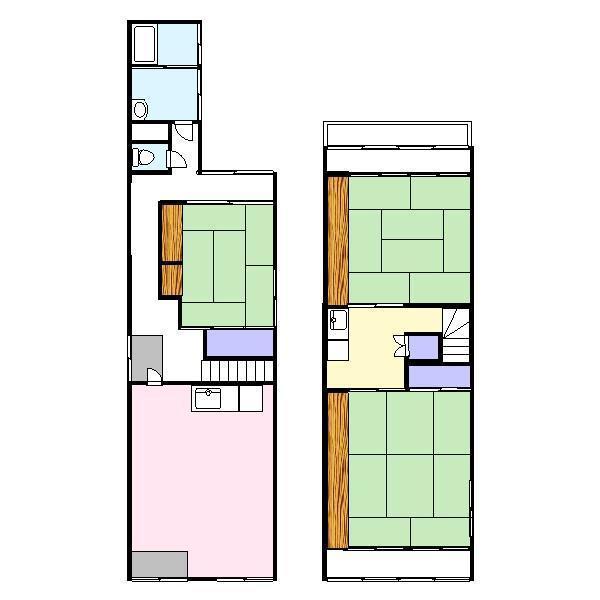 Floor plan. 7.6 million yen, 3LDK, Land area 176.92 sq m , Building area 124.02 sq m