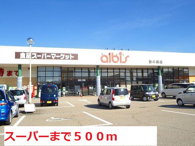 Supermarket. Alvis song of forest store up to (super) 500m