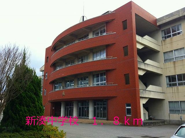 Junior high school. Shinminato 1800m until junior high school (junior high school)