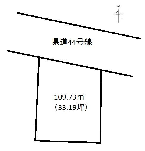 Compartment figure. Land price 4.7 million yen, Land area 109.73 sq m