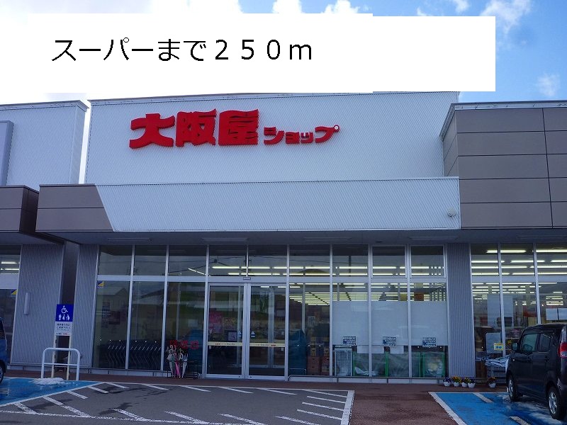 Supermarket. 250m to Osakaya (Super)