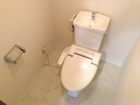 Toilet. Washlet equipment