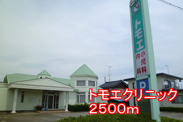 Hospital. Tomoe 2500m until the clinic (hospital)