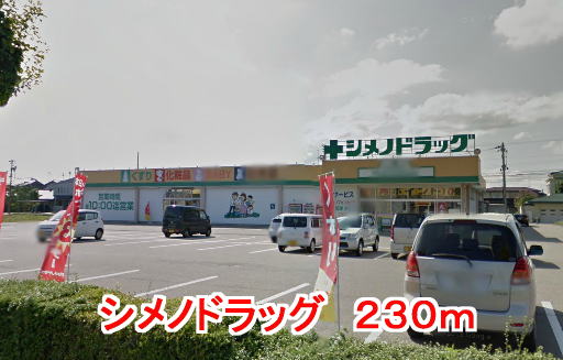 Dorakkusutoa. Shimeno 230m to drag (drugstore)