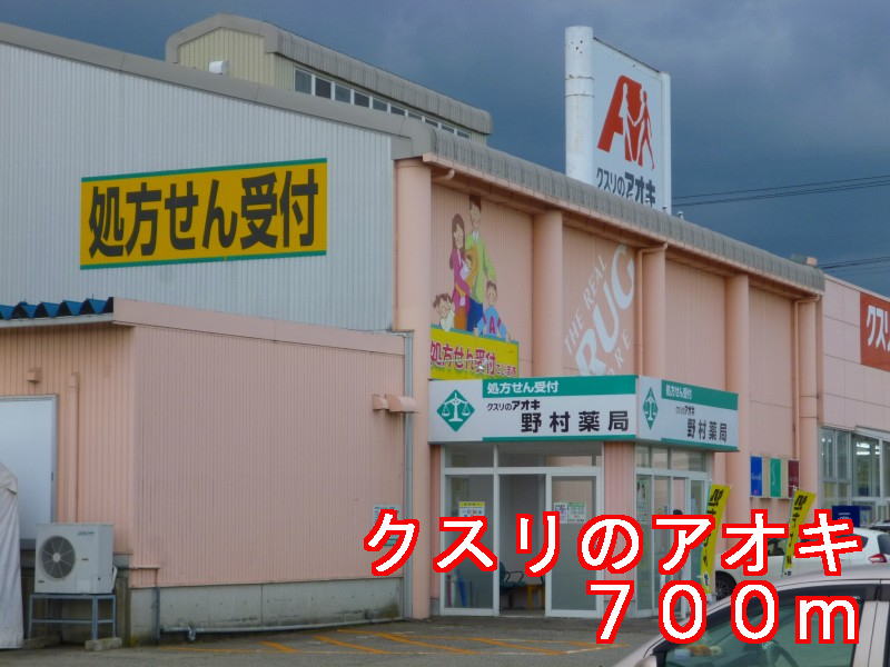 Dorakkusutoa. 700m to Aoki (drugstore) of medicine