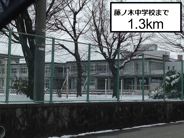 Junior high school. Fujinoki 1300m until junior high school (junior high school)