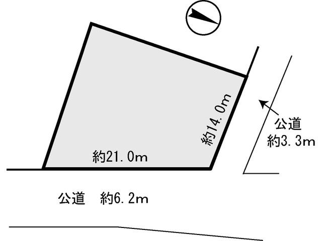 Compartment figure. Land price 5 million yen, Land area 332.05 sq m