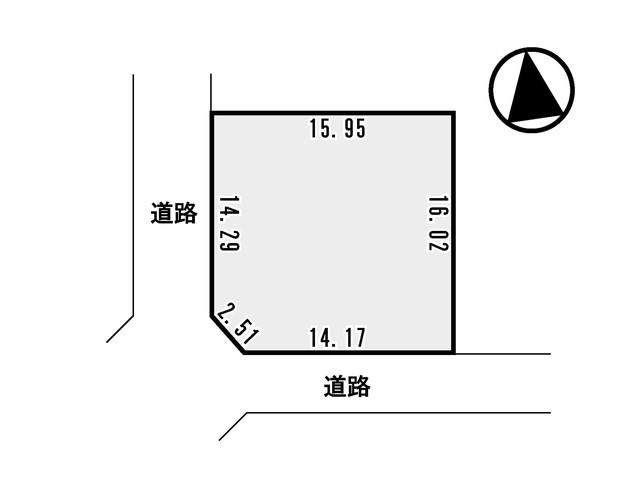 Compartment figure. Land price 4,616,000 yen, You can select a land area 254.29 sq m your favorite residential manufacturer's.