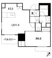 Floor: 1LDK, occupied area: 51.23 sq m, Price: 18.7 million yen
