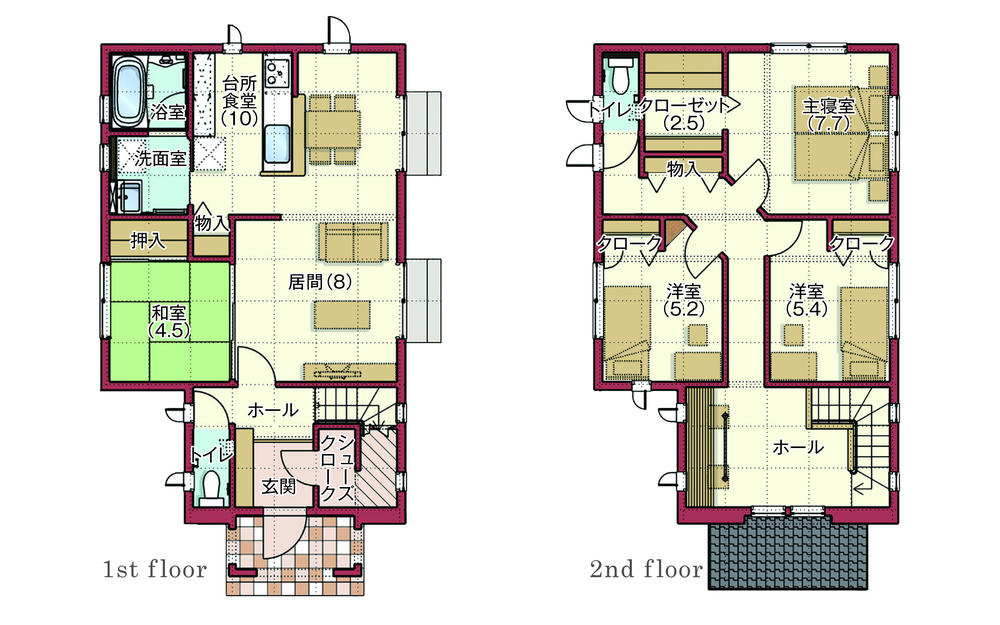 Floor plan. 32,800,000 yen, 4LDK, Land area 181 sq m , Building area 119.26 sq m