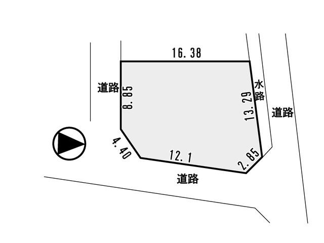 Compartment figure. Land price 8,579,000 yen, Land area 218.16 sq m