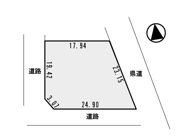 Compartment figure. Land price 12,393,000 yen, Land area 482 sq m