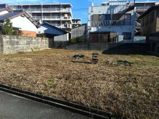 Local land photo. Exterior (1) Current state is a vacant lot! Building conditions there is no!
