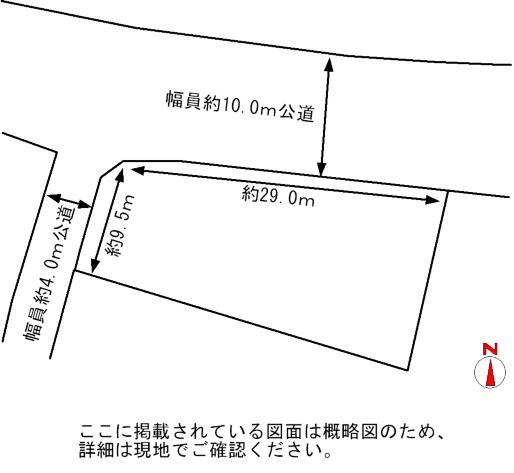 Compartment figure. Land price 9.8 million yen, Land area 385.09 sq m