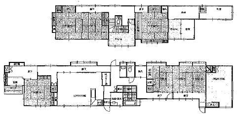 Floor plan. 10 million yen, 8LDK, Land area 330.79 sq m , Building area 243.71 sq m
