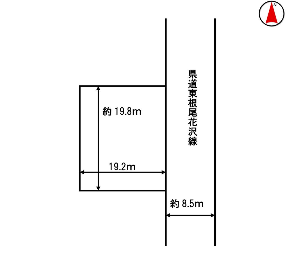 Compartment figure. Land price 14,250,000 yen, Land area 377.32 sq m