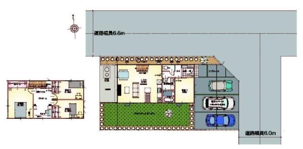 Floor plan. 18.1 million yen, 4LDK, Land area 201.93 sq m , Building area 117.58 sq m