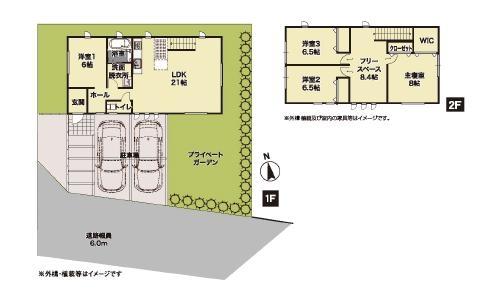Floor plan. 19,800,000 yen, 4LDK, Land area 191.84 sq m , Building area 117.58 sq m