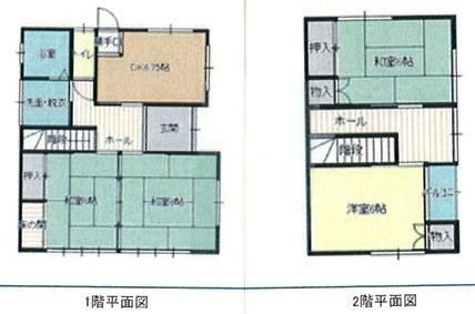 Floor plan. 10.8 million yen, 4DK, Land area 168.5 sq m , Building area 91.9 sq m