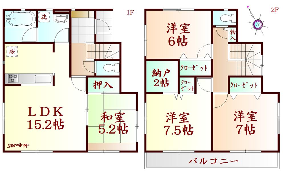 Floor plan. Kazusama space in pursuit of storage capacity and comfort ☆ Please have a look once