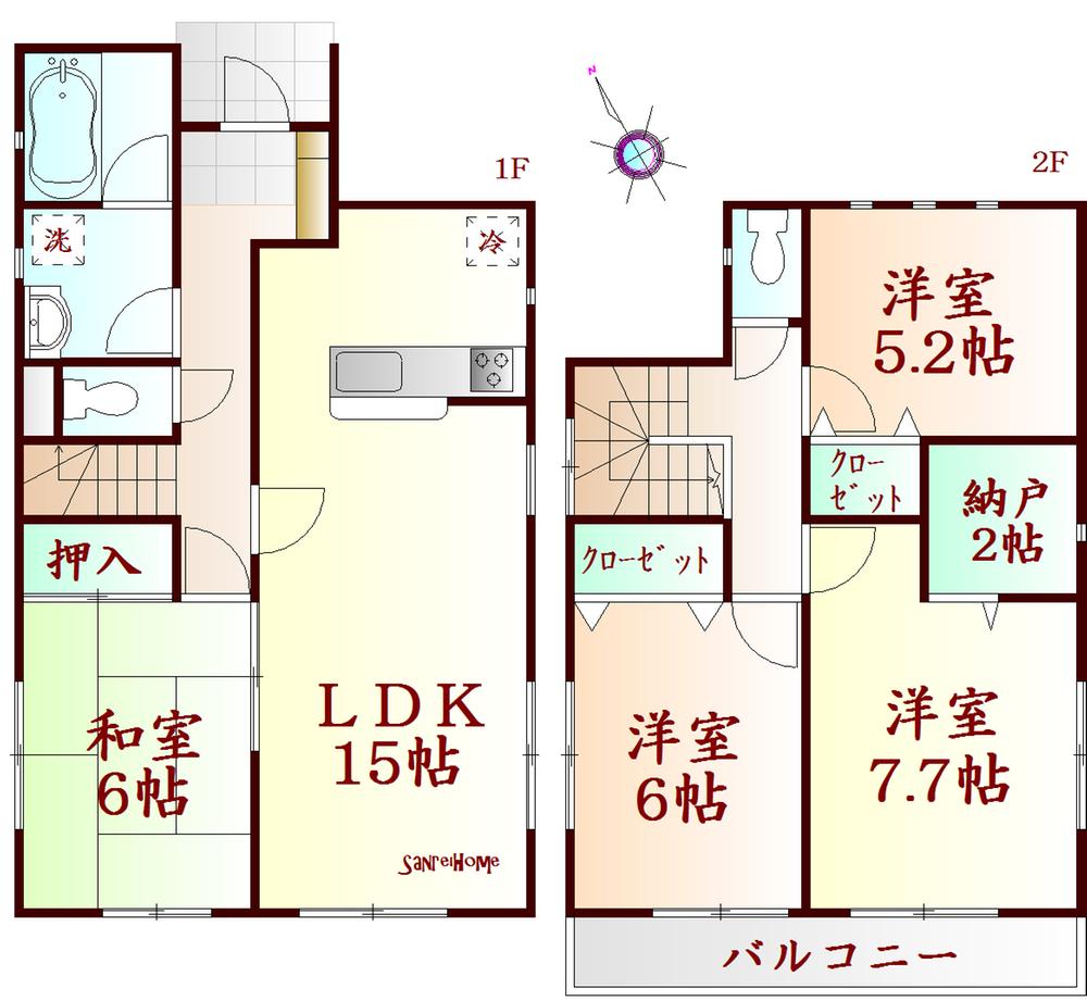 Floor plan. Kazusama space in pursuit of storage capacity and comfort ☆ Please have a look once