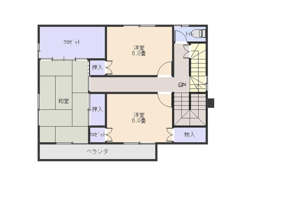 Floor plan. 18.5 million yen, 6LDK + S (storeroom), Land area 327.92 sq m , Building area 185.48 sq m 2 floor