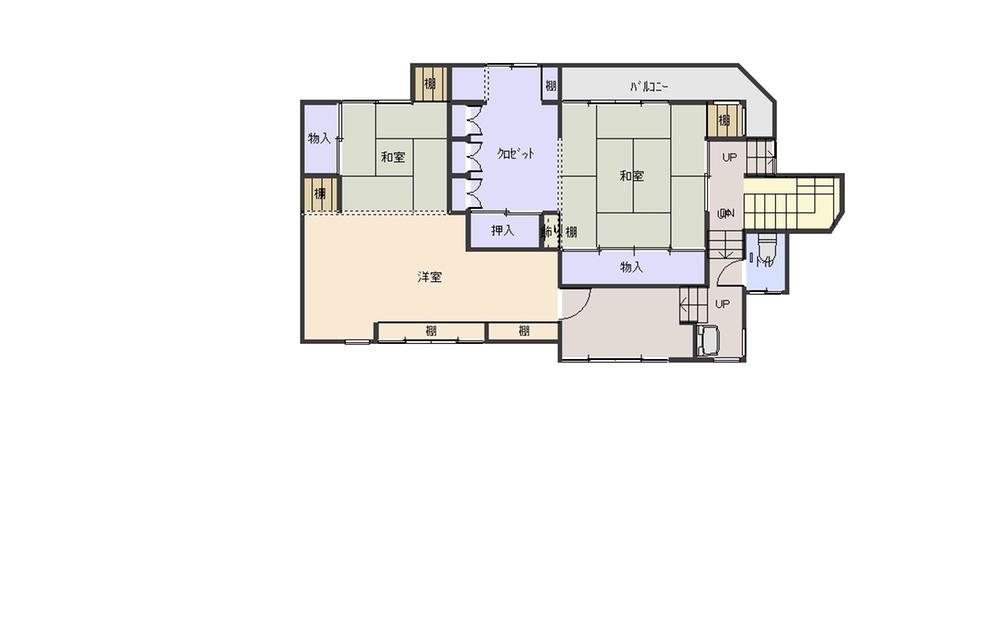 Floor plan. 17 million yen, 7DK, Land area 436.04 sq m , Building area 255.31 sq m 2 floor