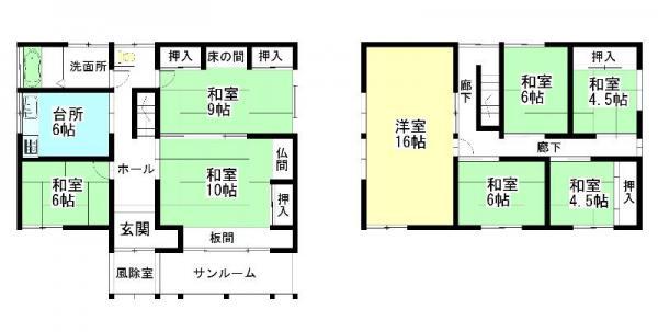 Floor plan. 11.2 million yen, 8DK, Land area 462.72 sq m , Building area 176.14 sq m