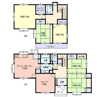 Floor plan. 19,800,000 yen, 5LDK, Land area 867.64 sq m , Building area 176.45 sq m