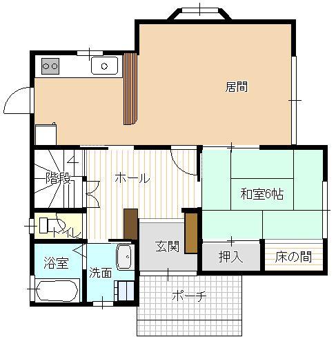 Floor plan. 13.6 million yen, 3LDK + S (storeroom), Land area 321.64 sq m , Building area 95 sq m 1F