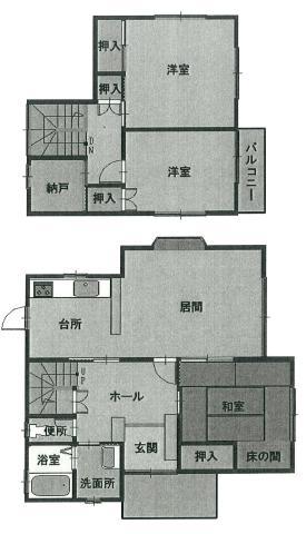 Floor plan. 13.6 million yen, 3LDK+S, Land area 321.64 sq m , Building area 95.08 sq m