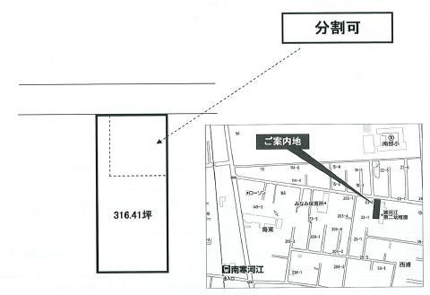 Compartment figure. Land price 15 million yen, Land area 1046 sq m