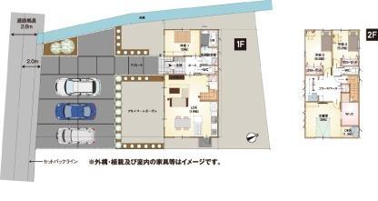 Floor plan. 16.4 million yen, 4LDK, Land area 286.17 sq m , Building area 117.58 sq m