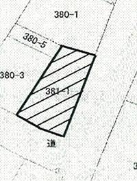 Compartment figure. Land price 6.8 million yen, Land area 172.97 sq m