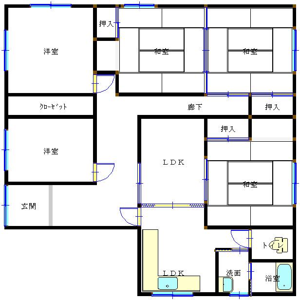 Floor plan. 11 million yen, 5LDK, Land area 228.28 sq m , Building area 498.86 sq m