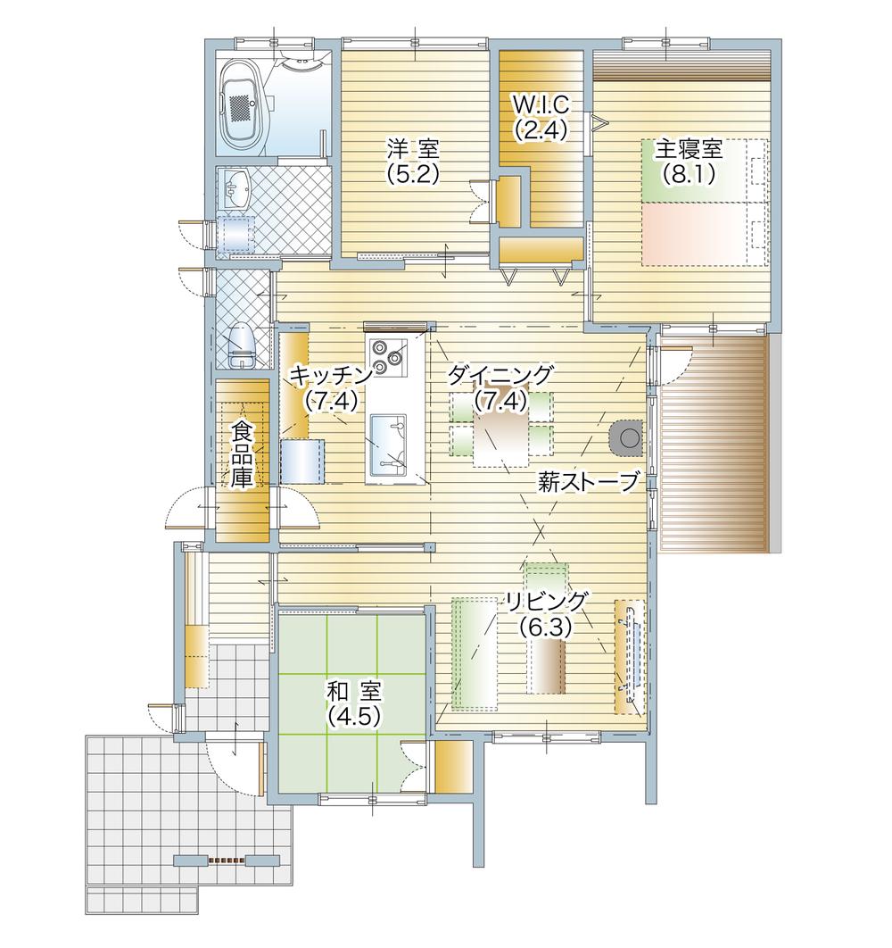 Floor plan. 26,800,000 yen, 3LDK, Land area 587.68 sq m , Building area 90.75 sq m site (October 2012) shooting