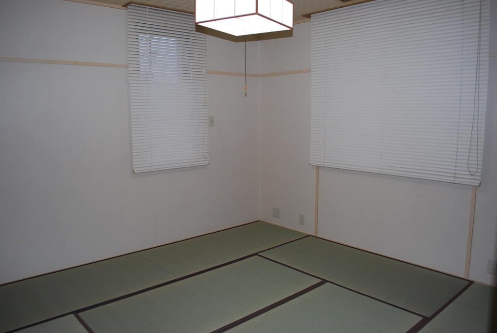 Living and room. Two-sided 8-mat Japanese-style lighting