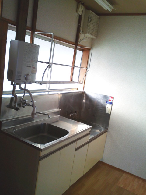 Kitchen. With instant water heaters