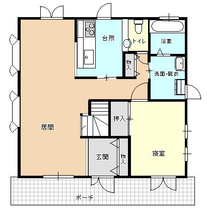 Floor plan. 19,800,000 yen, 4LDK, Land area 234.05 sq m , Building area 132 sq m 1F