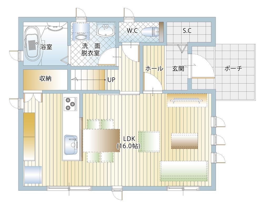 Floor plan. 25,700,000 yen, 3LDK, Land area 145.51 sq m , Building area 94.4 sq m 1F Floor
