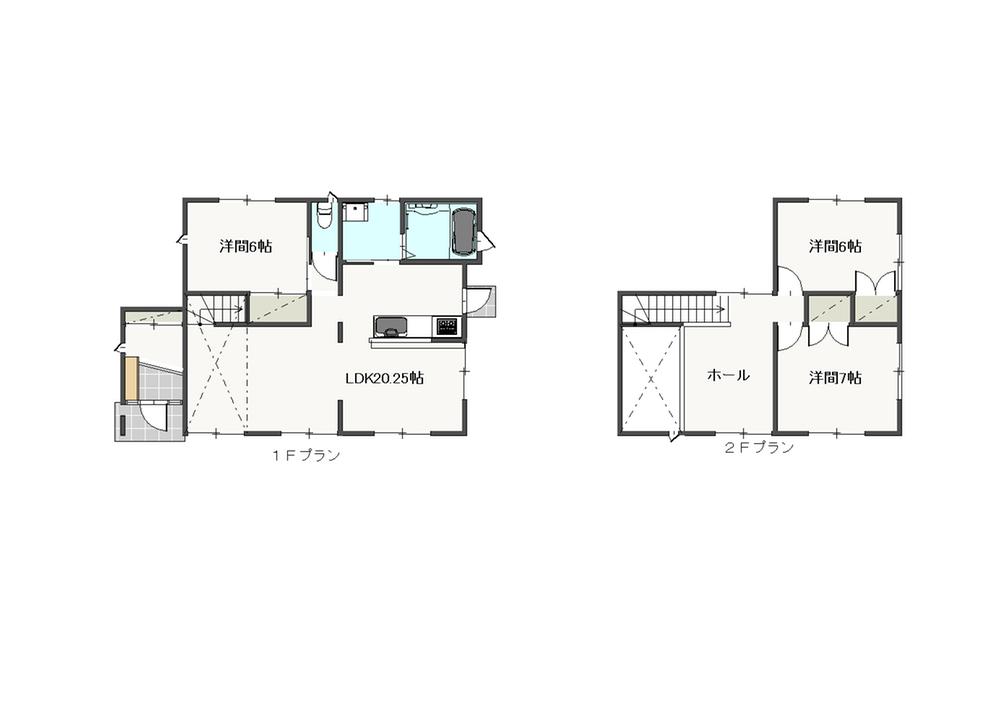 Floor plan. 24.5 million yen, 3LDK, Land area 275.52 sq m , Building area 99.3 sq m