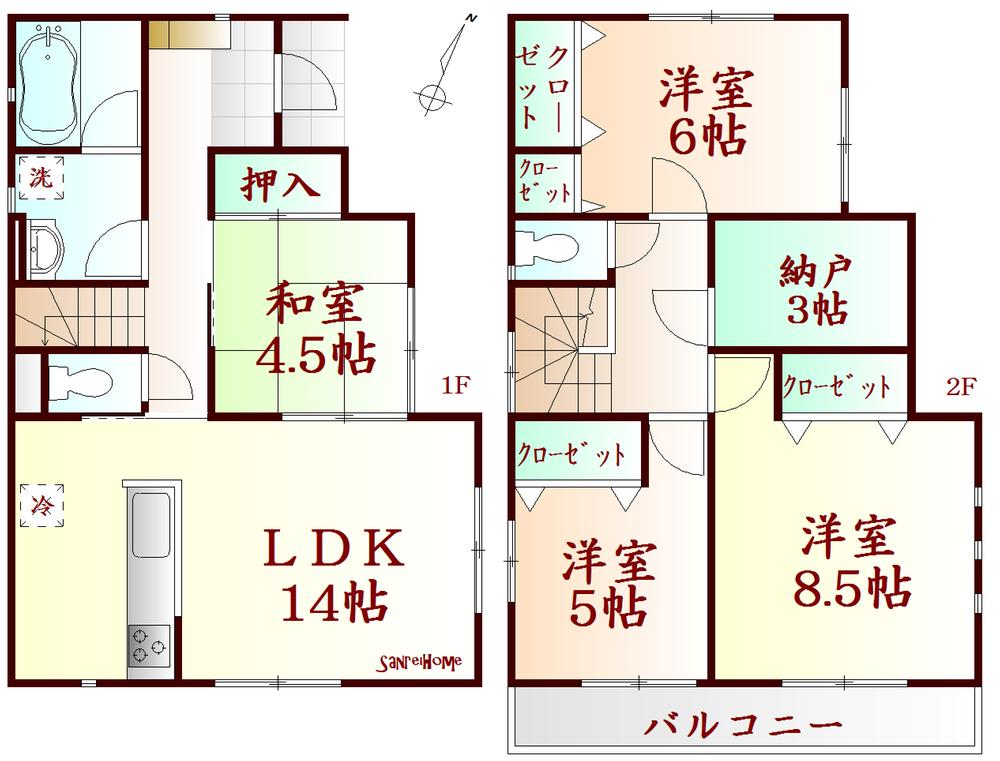 Floor plan.  ◆ All 10 buildings ◆ Completed before each so you can see the model house of the same specification, Please feel free to [0120-81-3046] Until, Please contact us ◆ Weekday, There is possible to guide you at any time on the day ◆ 