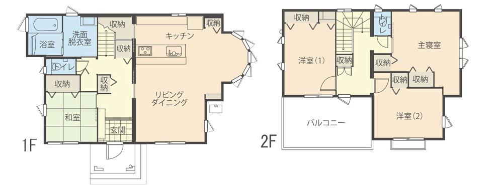 Floor plan. (Gurantsuyu S Shimaminami ready-built), Price 44,600,000 yen, 4LDK+S, Land area 264.37 sq m , Building area 118.65 sq m
