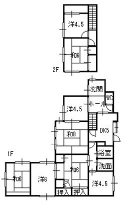 Floor plan. 7.8 million yen, 8DK, Land area 239.35 sq m , Building area 85.66 sq m