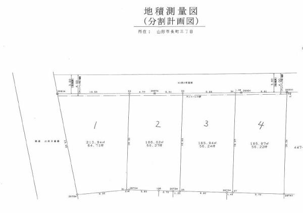 Compartment figure. Land price 7.8 million yen, Land area 186.02 sq m