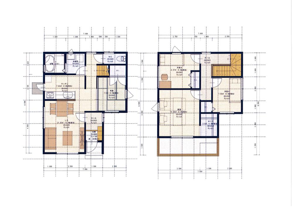Floor plan. 21,775,000 yen, 4LDK, Land area 134.7 sq m , Building area 96 sq m